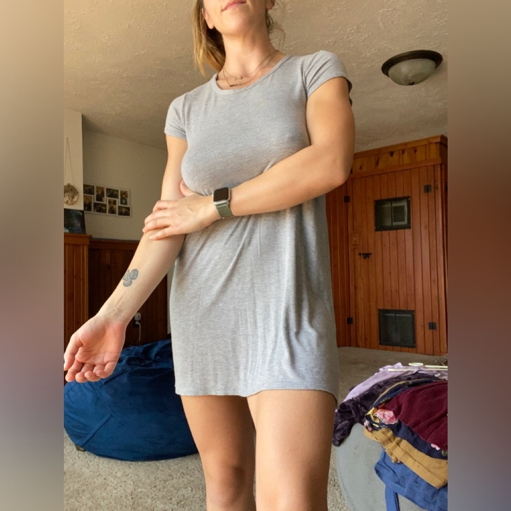 Gray dress